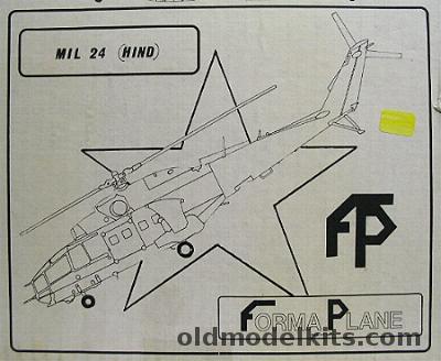 Formaplane 1/72 Mil 24 Hind plastic model kit